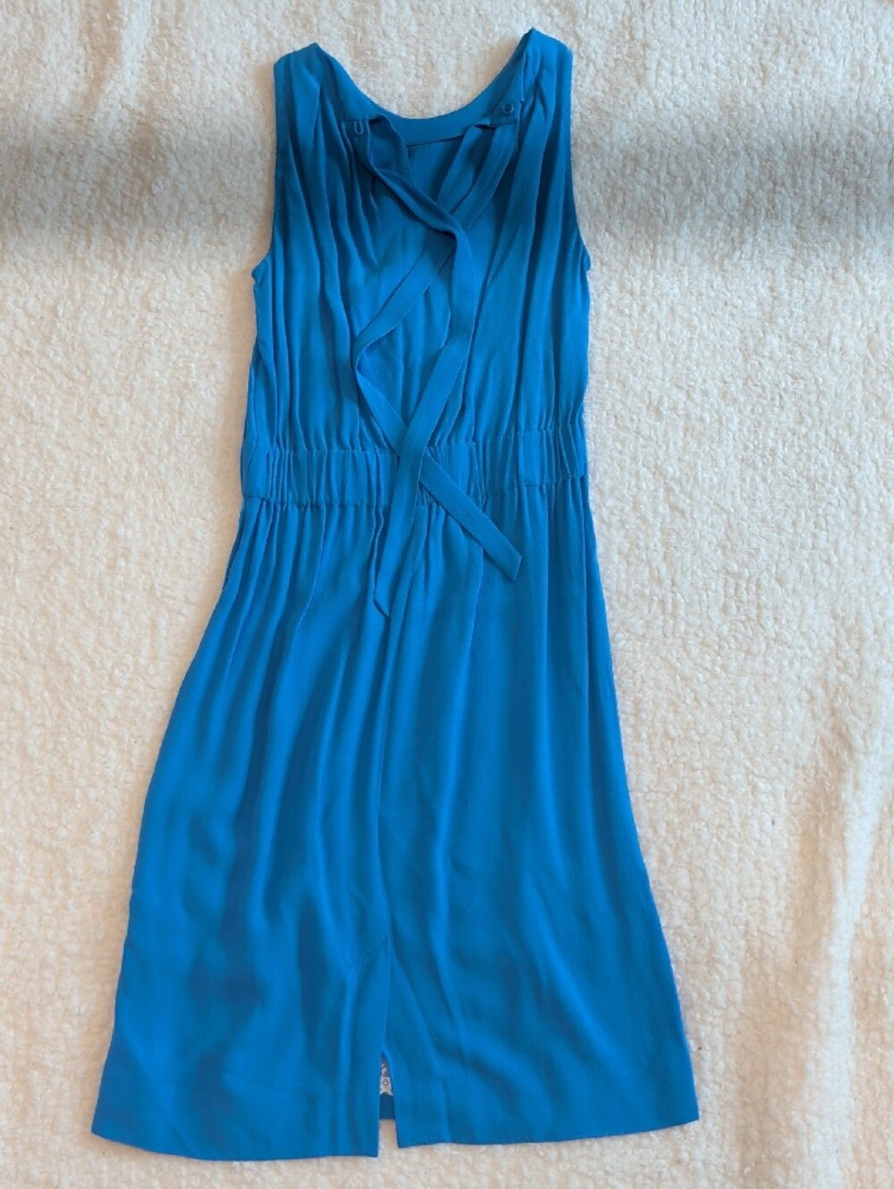 Kate Spade New York Sleeveless Dress | Size 2 | Blue Fit & Flare - Picture 2 of 3